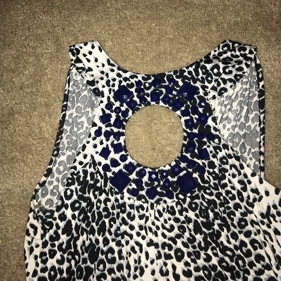 Cache cheetah print short dress - Picture 2 of 4
